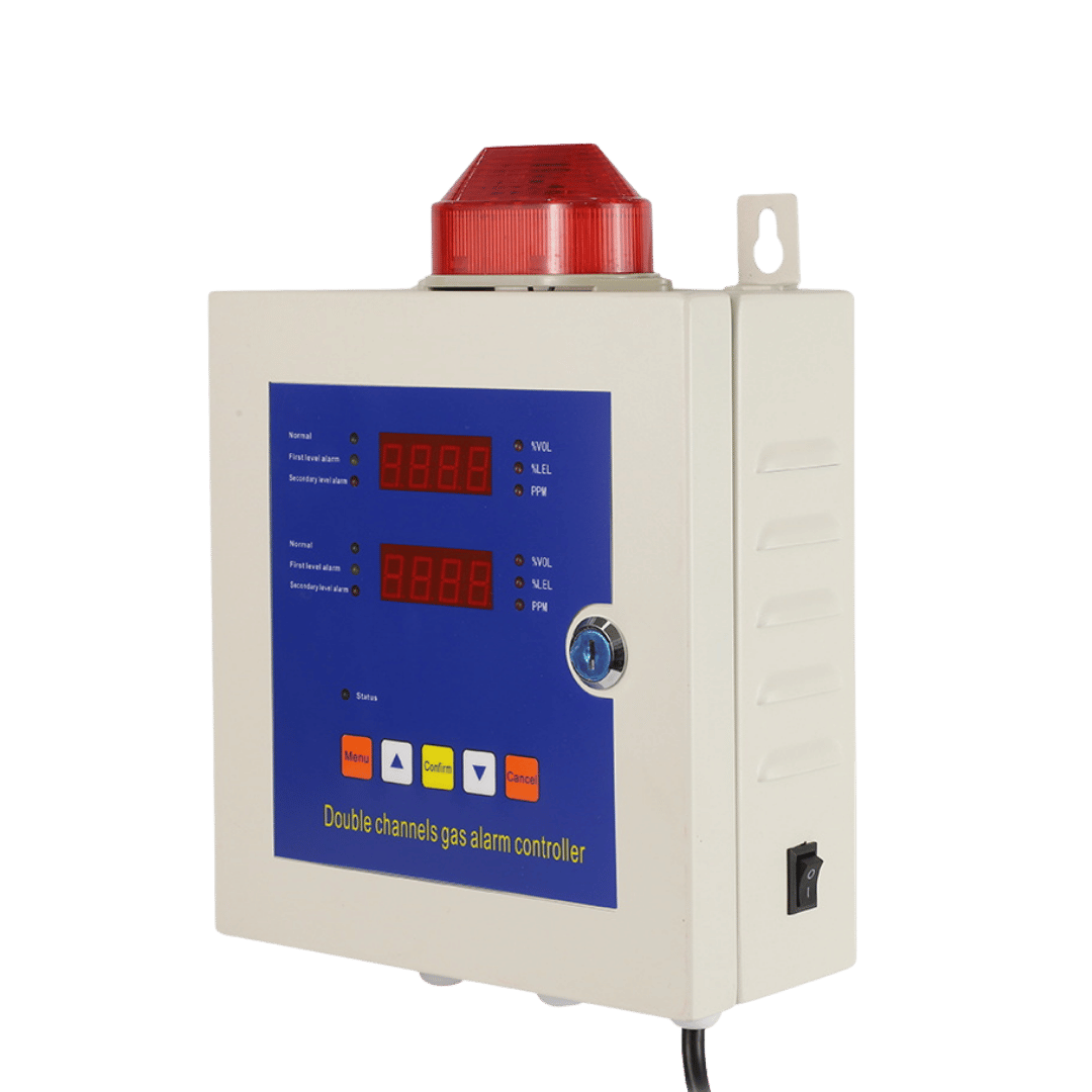 Wall Mounted Gas Detector Control Panel - 1-4 Channel