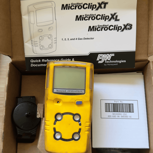 Honeywell BW MicroClip XL Gas Detector | Intrinsically Safe Portable IECEx ATEX Hazardous Area Zone 0,1,2