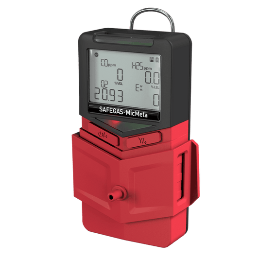 Exia Multi Personal Gas Detector - O2,LEL,CO,H2S Combustible Monitor - IECEx ATEX Hazardous Area